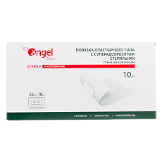 Купить Повязки раневые суперадсорбирующие стерильные 10 см х 20 см 10 шт цена