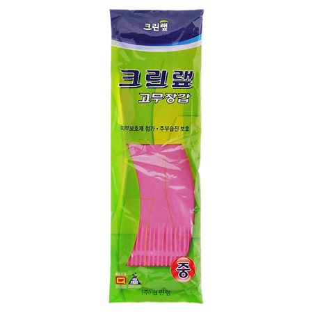 Clean Wrap Перчатки из натурального латекса с внутренним покрытием розовые р XL 1пара 1 уп