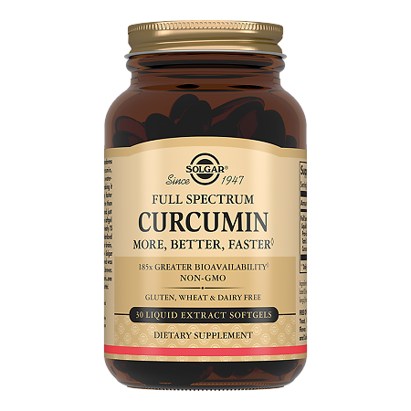 Изображение товара Куркумин экстракт Full Spectrum Curcumin LICAPS 40 мг 30 капсул Solgar