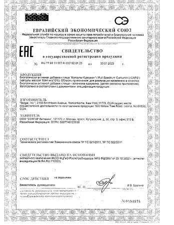 Solgar Куркумин экстракт / Full Spectrum Curcumin LICAPS капсулы массой 1044 мг 30 шт