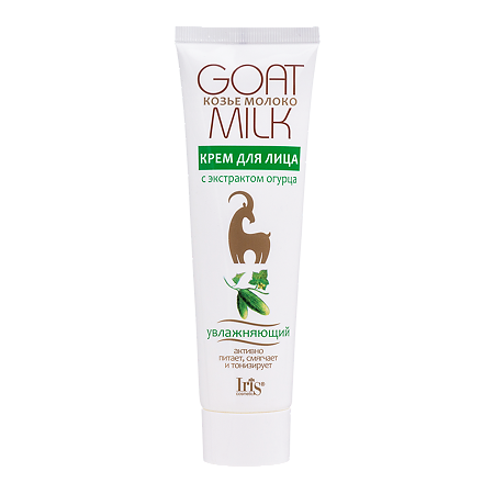 Iris Козье молоко Крем для лица с экстрактом Огурца 100 мл 1 шт