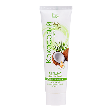 Iris Крем для лица Кокосовый увлажняющий 100 мл 1 шт