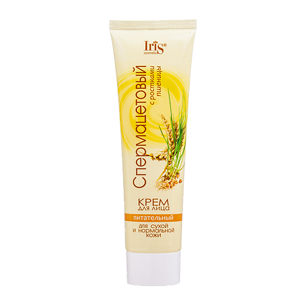 Изображение товара Iris Крем для лица Спермацетовый с пшеницей 100 мл 1 шт