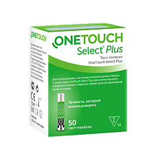 Купить Тест-полоски OneTouch Select Plus 50 шт цена