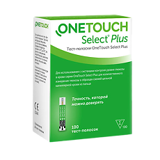 Изображение товара Тест-полоски OneTouch Select Plus 100 шт