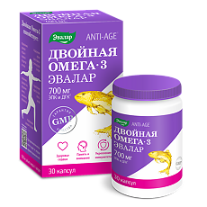 Купить Anti-Age Двойная Омега-3 700 мг капсулы по 1000 мг 30 шт цена