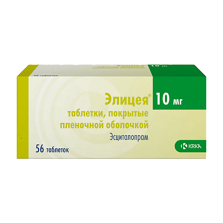 Элицея таблетки покрыт.плен.об. 10 мг 56 шт