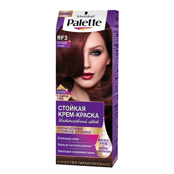 Изображение товара Palette Стойкая краска с маской RF3 Красный гранат 110 мл Изображение товара Palette Стойкая краска с маской RF3 Красный гранат 110 мл