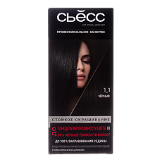 Купить SYOSS Color Краска для волос 1-1 Черный 115 мл 1 шт цена