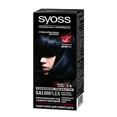 Купить SYOSS Color Краска для волос 1-4 Иссиня-черный 115 мл 1 шт цена