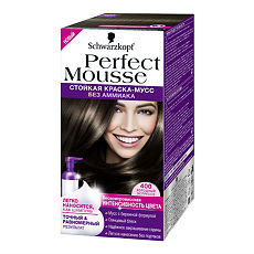 Купить Перфект Мусс (Perfect Mousse) Стойкая краска-мусс 400 Холодный эспрессо 35 мл 1 шт цена
