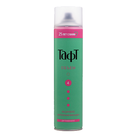 Taft Лак для волос Объем для тонкий волос сверхсильной фиксации 350 мл 1 шт