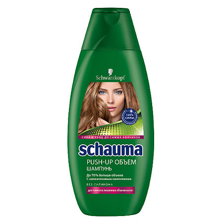Изображение товара Schauma Шампунь Push-Up объем 380 мл 1 шт