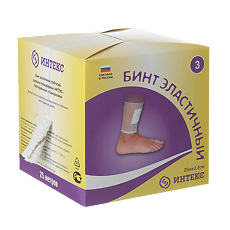 Купить Бинт Интекс эластичный трубчатый 25 м размер 3 1 шт цена