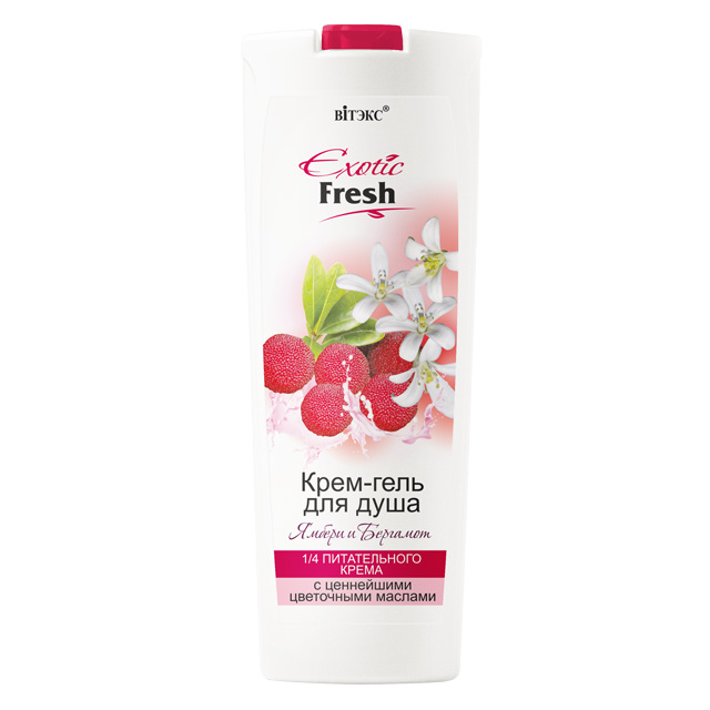 Изображение товара Крем-гель для душа Vitex Exotic Fresh Juice Ямбери и Бергамот 500 мл