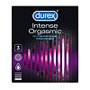Презервативы Durex Intense Orgasmic с ребристой и точечной структурой 3 шт
