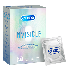 Изображение товара Презервативы Durex Invisible ультратонкие 18 шт