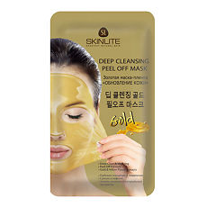 Купить SkinLite Маска-пленка золотая Обновление кожи 15 мл 1 шт цена
