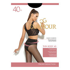 Купить Glamour колготки Thin Body 40 den nero размер 2 цена