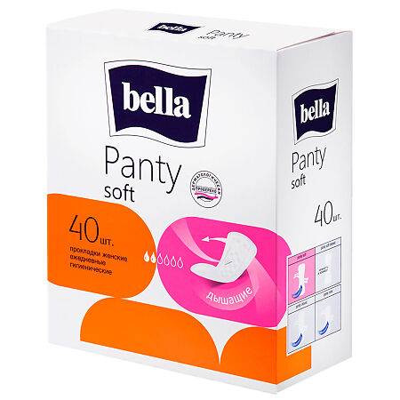 Bella Прокладки Panty soft ежедневные 40 шт