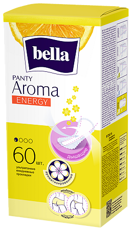 Bella Прокладки Panty Aroma Energy ежедневные 60 шт