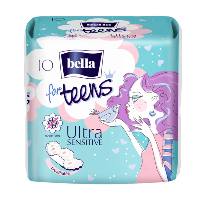 Изображение товара Прокладки Bella Ultra Sensitive для подростков 10 шт - мягкая и гипоаллергенная защита Изображение товара Прокладки Bella Ultra Sensitive для подростков 10 шт - мягкая и гипоаллергенная защита