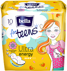 Изображение товара Bella Прокладки Ultra Energy for teens для подростков 10 шт