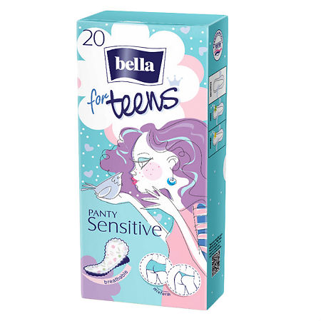 Bella Прокладки Ultra Sensitive for teens для подростков 20 шт