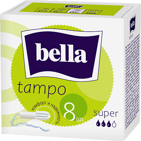 Bella Тампоны Premium Comfort Super 8 шт