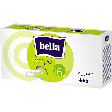 Bella Тампоны Premium Comfort Super 16 шт
