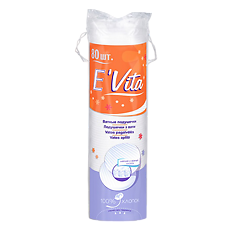 Купить Bella Cotton Ватные диски E Vita круглые 80 шт цена