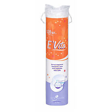Купить Bella Cotton Ватные диски E Vita круглые 120 шт цена