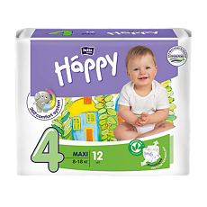 Изображение товара Bella Подгузники Baby Happy 4 maxi 8-18 кг 12 шт