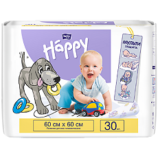 Купить Bella Пеленки детские Baby Happy 60 х 60 см 30 шт цена