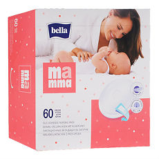 Купить Bella Лактационные вкладыши Мamma с липкой полоской 60 шт цена