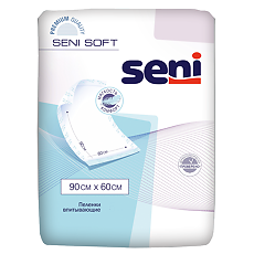 Купить Seni Soft простыни (пеленки) 90х60 см 1 шт цена