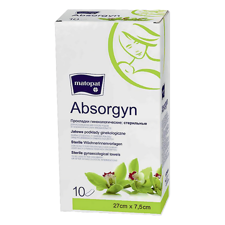 Bella Матопат Прокладки гинекологические стерильные Absorgyn 27х7,5 см 10 шт
