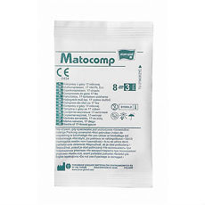 Изображение товара Салфетки Матопат Matocomp стерильные 5 см x 5 см 8 сл. 5 шт