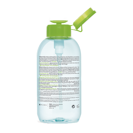Bioderma Sebium Мицеллярная вода очищающая для жирной и проблемной кожи лица помпа, 500 мл 1 шт