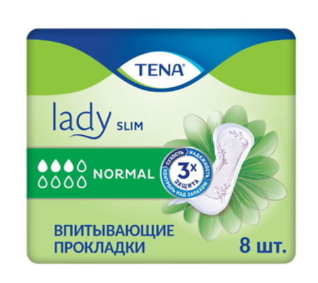Tena Lady Slim Normal прокладки урологические 8 шт