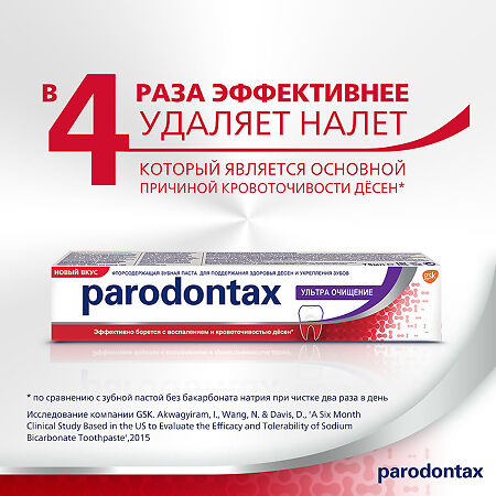 Пародонтакс Ультра Очищение, зубная паста 75 мл 1 шт