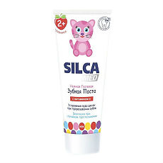 Купить SilcaMed Зубная паста детская со вкусом клубники 65 г 1 шт цена