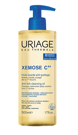 Uriage Xemose C8+ Масло очищающее успокаивающее с церамидами помпа 500 мл 1 шт