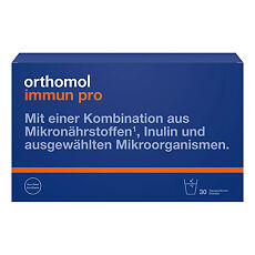 Купить Orthomol Immun Pro/Ортомол Иммун Про набор порошок саше массой 15 г +саше массой 2,0 г курс 30 дней 1 уп цена