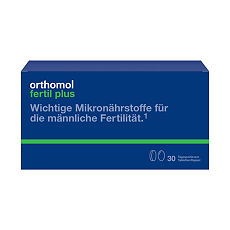 Купить Orthomol Fertil plus/Ортомол Фертиль плюс набор таблетки массой 850 мг+469 мг+капсулы массой 854 мг курс 30 дней 1 уп цена