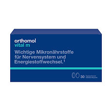 Купить Orthomol Vital m/Ортомол Витал м набор таблетки+капсулы курс 30 дней 1 уп цена