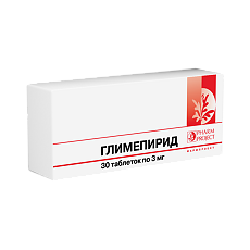 Купить Глимепирид таблетки 3 мг 30 шт цена