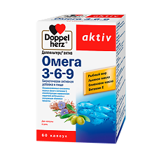 Купить Доппельгерц Актив Омега-3-6-9 капсулы массой 1462 мг 60 шт цена