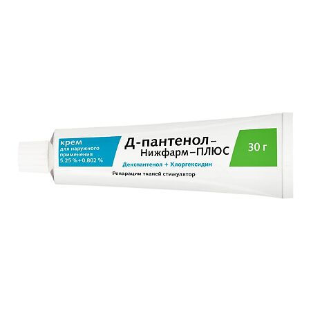 Д-пантенол-Нижфарм-ПЛЮС крем для наружного применения 30 г 1 шт