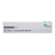 Купить Ибупрофен гель для наружного применения 5 % 50 г 1 шт цена